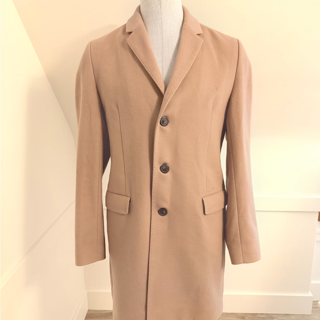 Hugo Men's Camel Coat